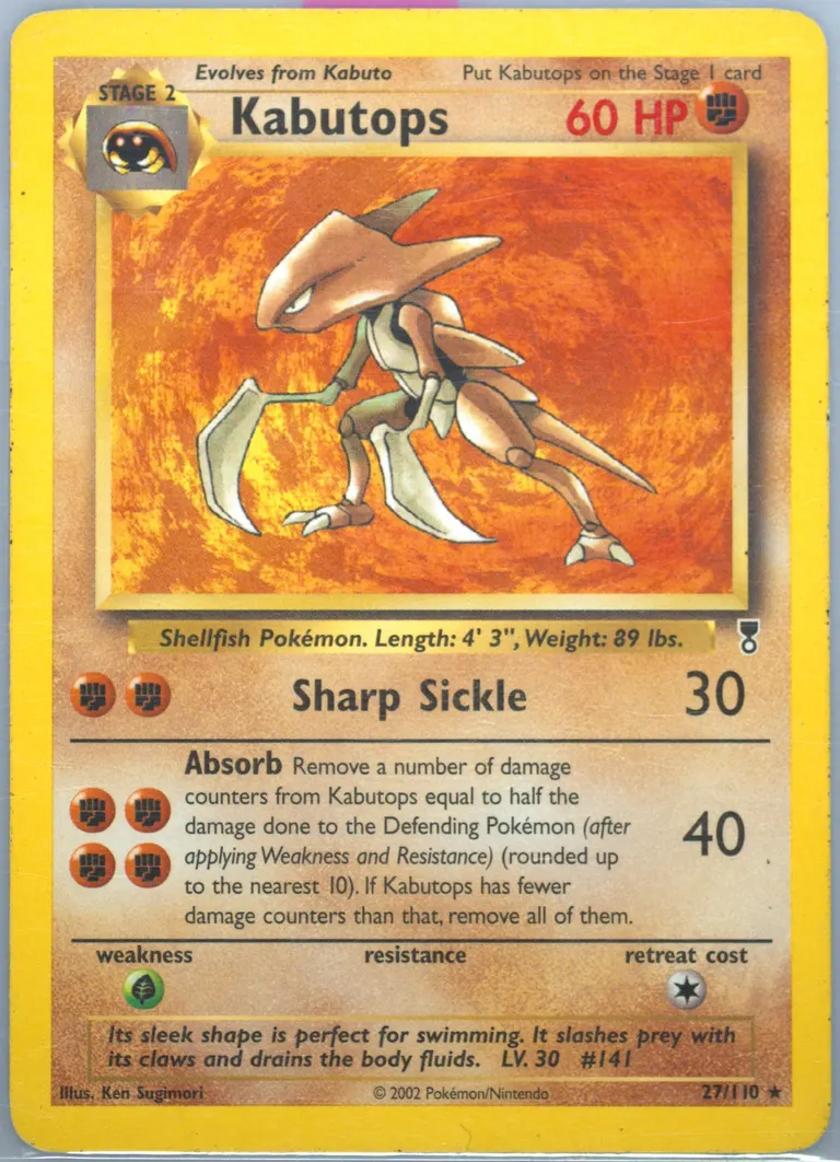 Kabutops card photo