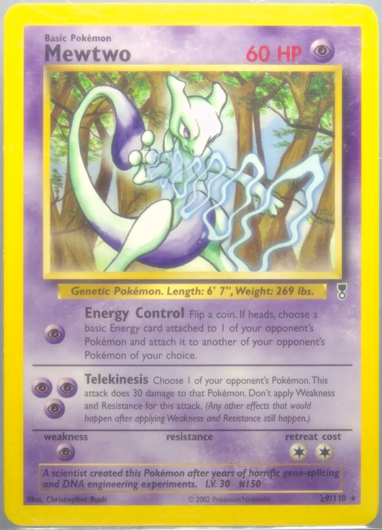 Mewtwo card photo