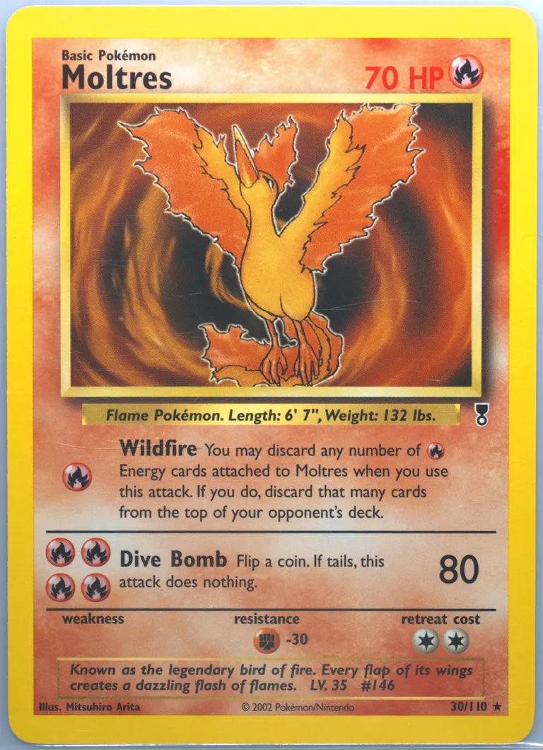 Moltres card photo