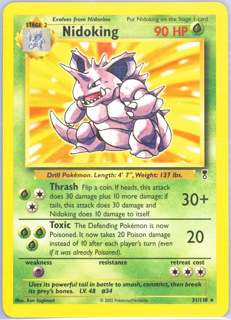 Nidoking card photo