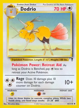 Dodrio card photo