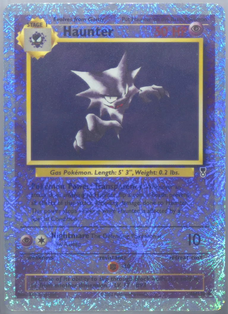 Haunter card photo