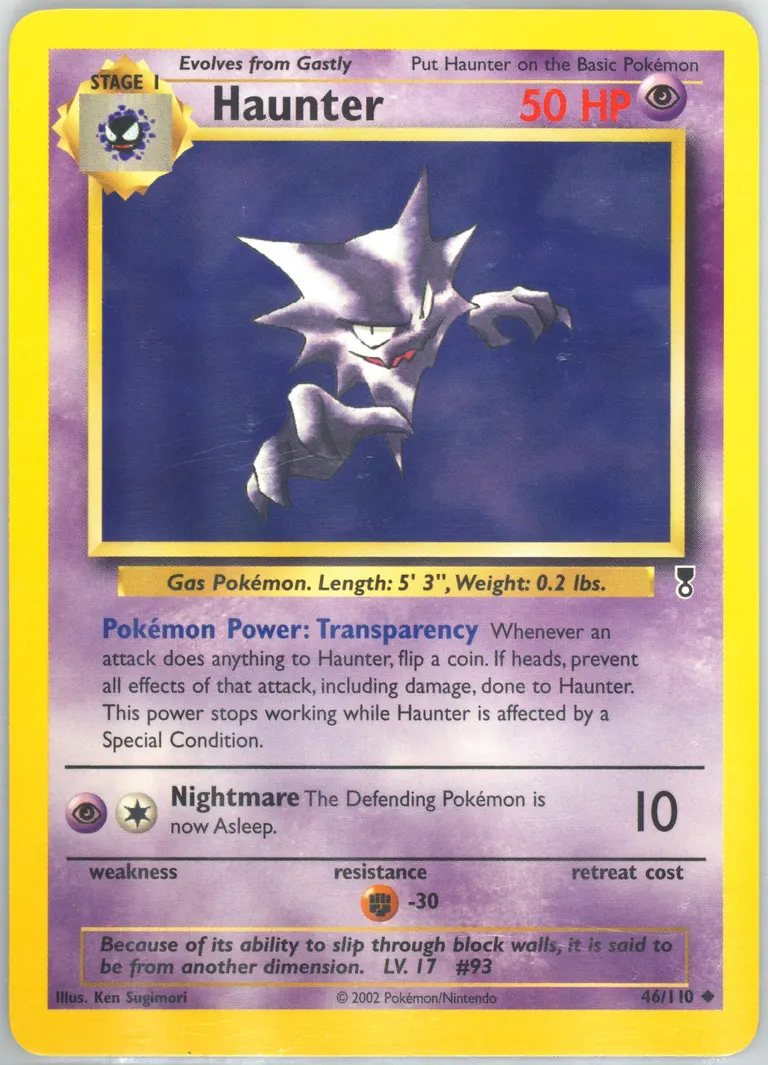 Haunter card photo