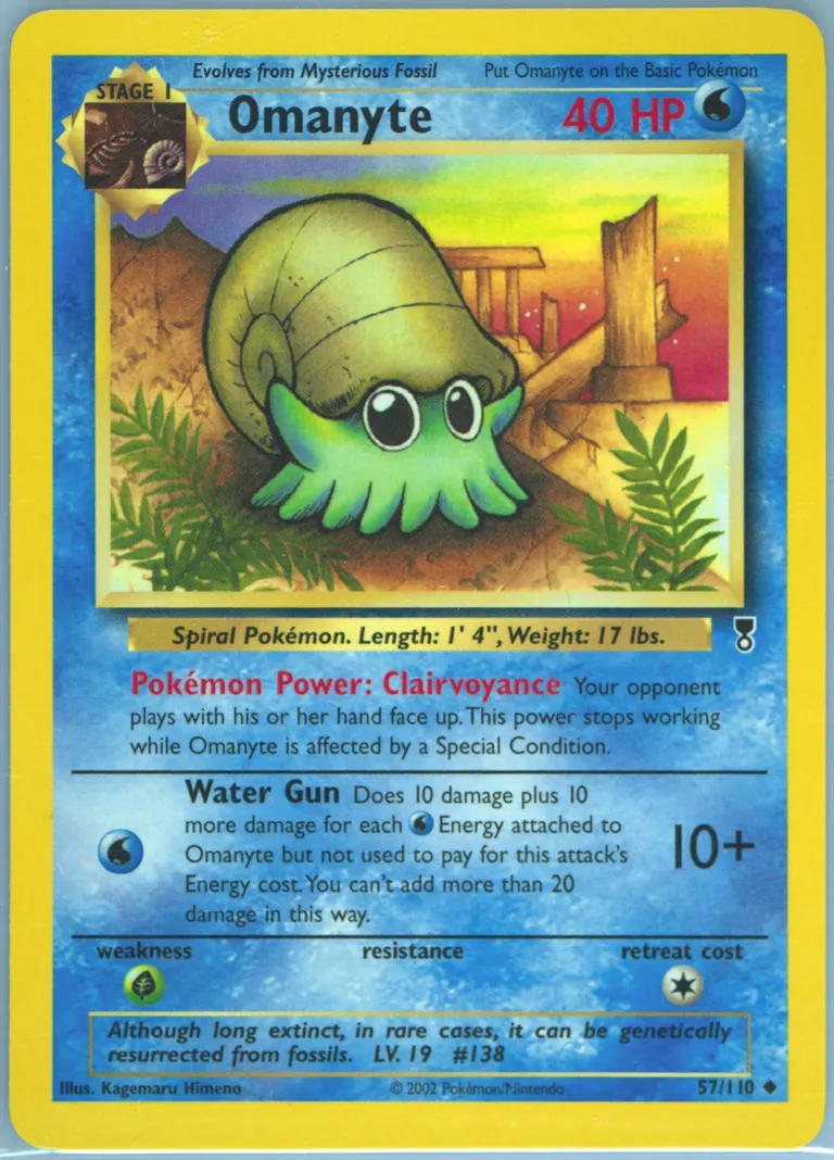 Omanyte card photo