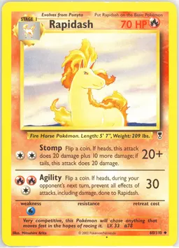 Rapidash card photo