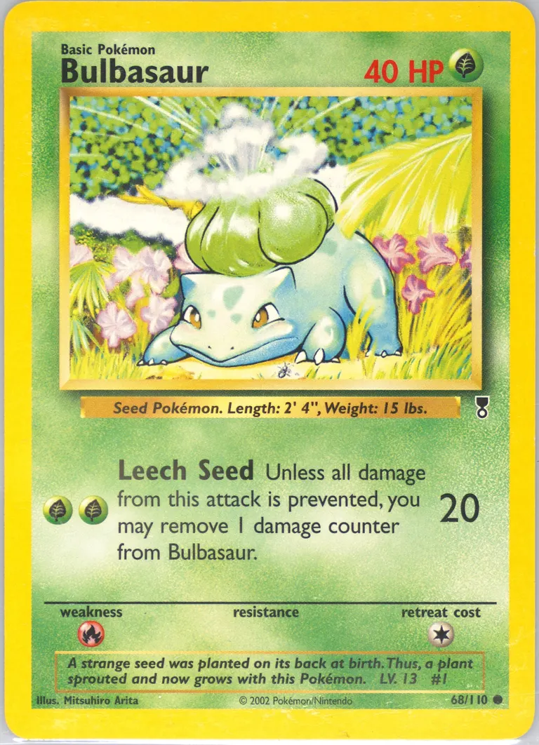 Bulbasaur card photo