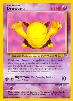 Drowzee card photo