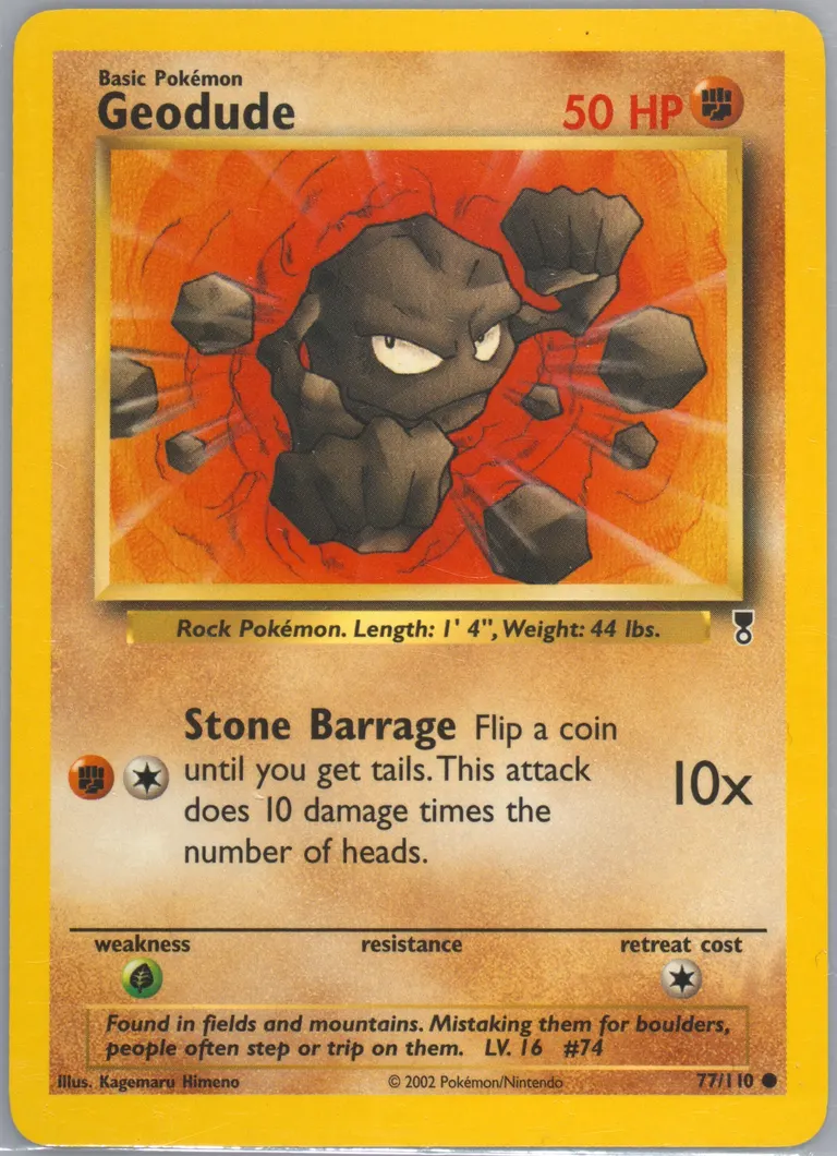 Geodude card photo