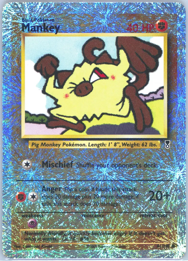 Mankey card photo