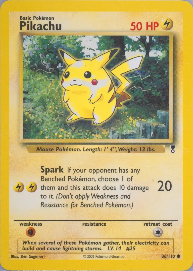Pikachu card photo