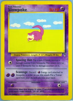 Slowpoke card photo
