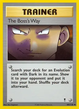 The Boss's Way card photo