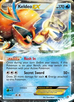 Keldeo-EX #45