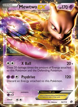 Mewtwo-EX card photo