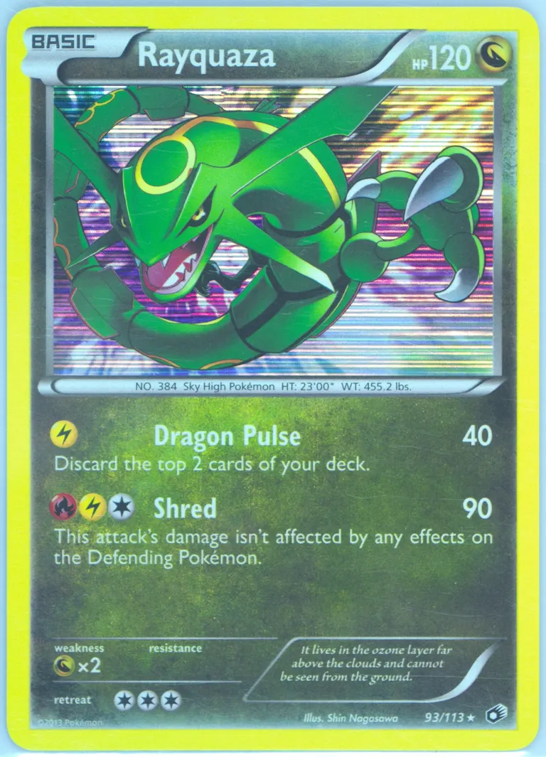 Rayquaza card photo