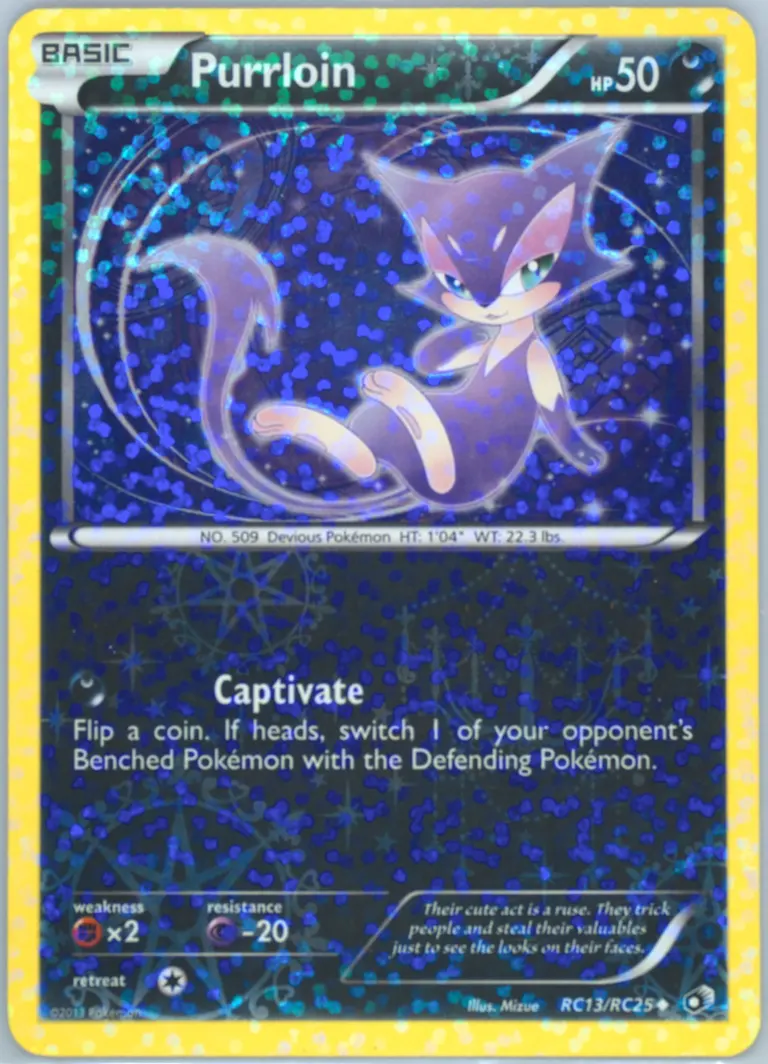 Purrloin #RC13, Black & White - Legendary Treasures