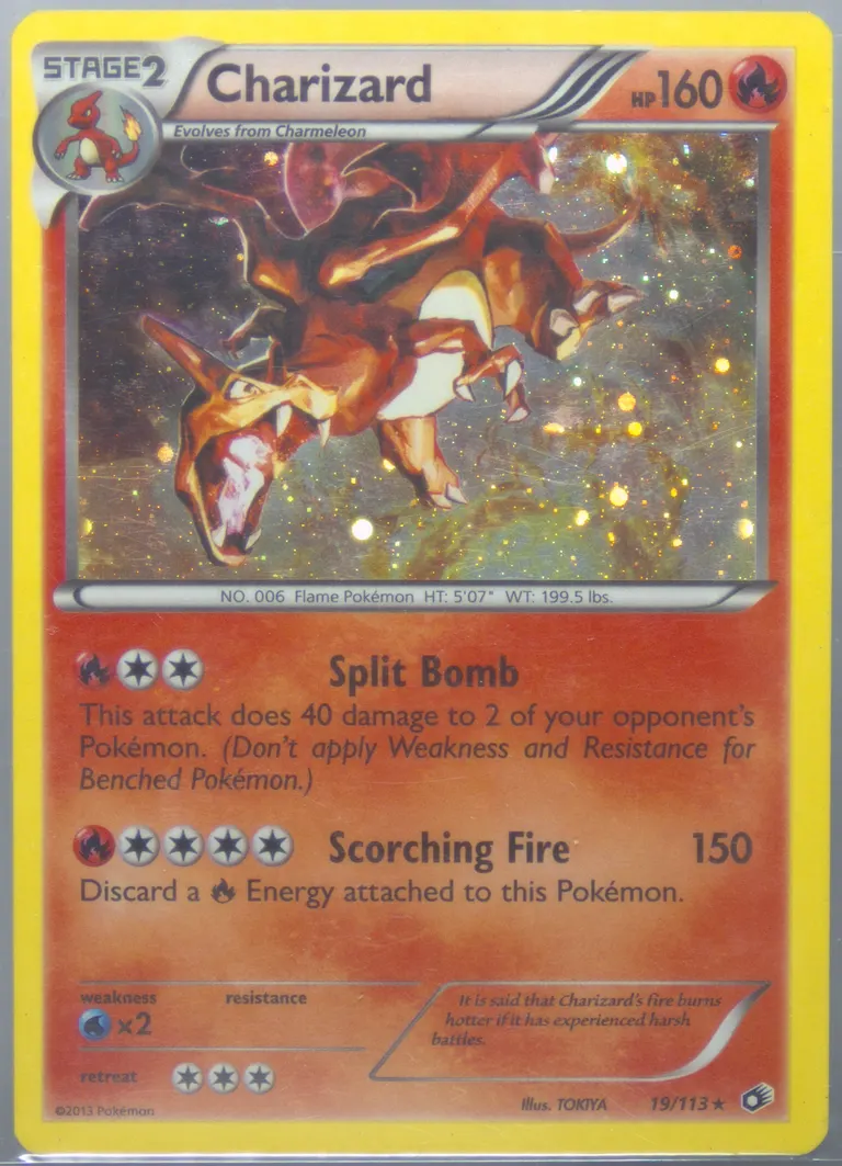Charizard card photo