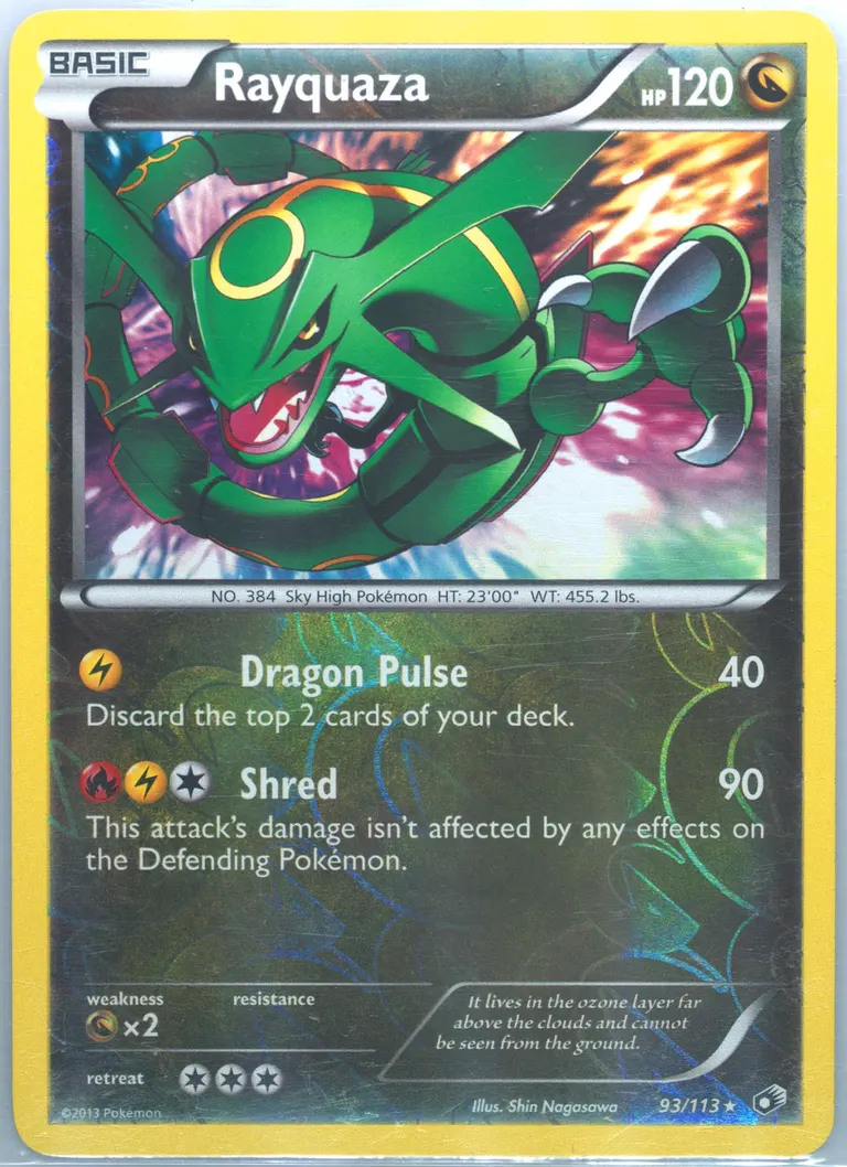 Rayquaza card photo