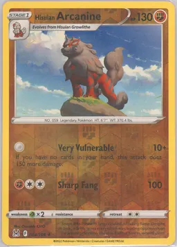 Hisuian Arcanine #84
