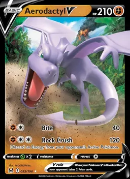 Aerodactyl V #92