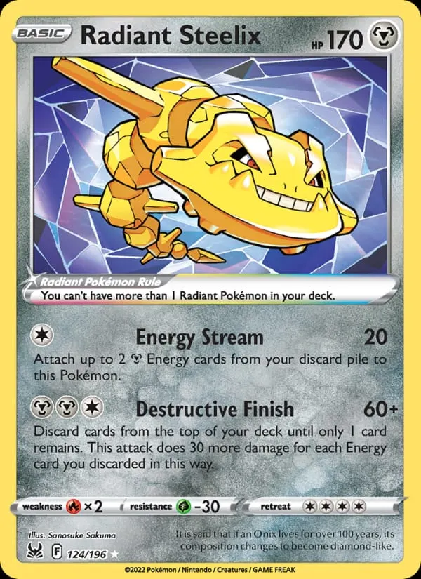 Radiant Steelix card photo