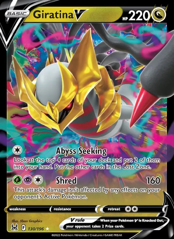 Giratina V card photo