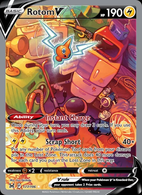 Rotom V card photo