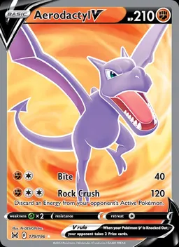 Aerodactyl V card photo