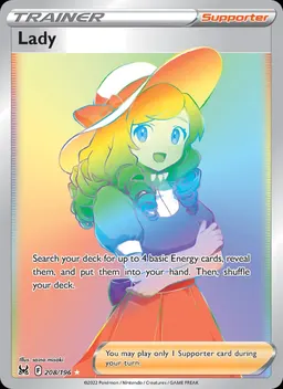 Lady card photo