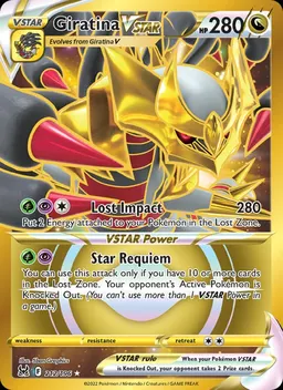 Giratina VSTAR card photo