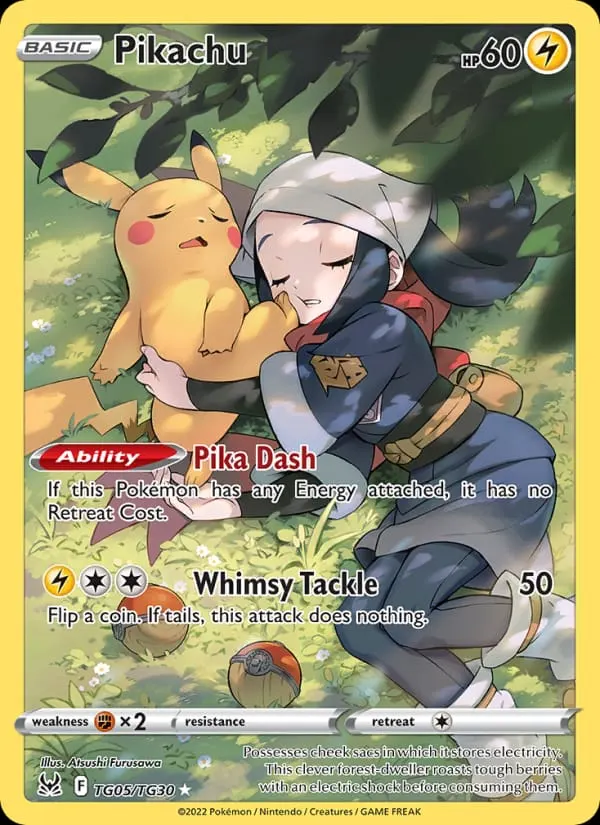 Pikachu card photo
