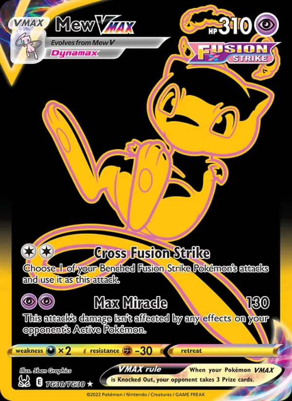 Mew VMAX card photo
