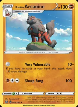 Hisuian Arcanine #84