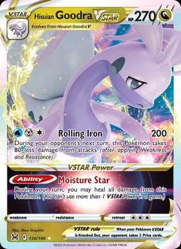 Hisuian Goodra VSTAR card photo