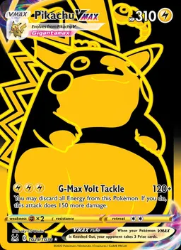 Pikachu VMAX card photo