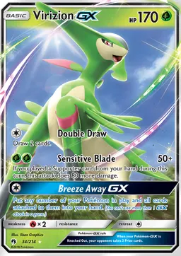 Virizion GX card photo