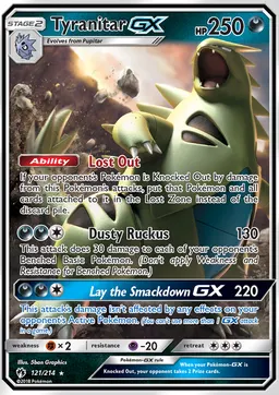 Tyranitar GX #121