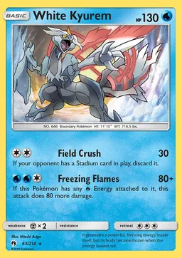 White Kyurem #63