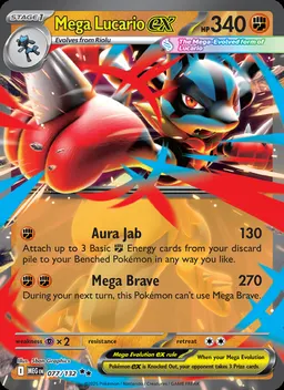 Mega Lucario ex #77