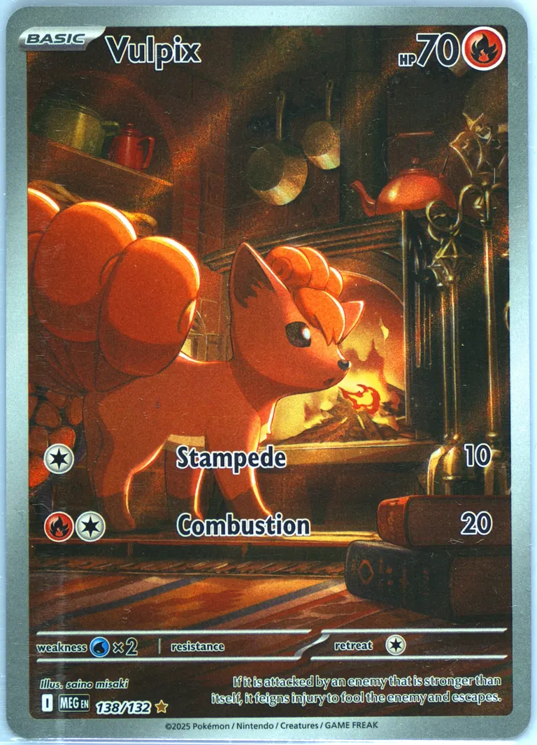Vulpix card photo
