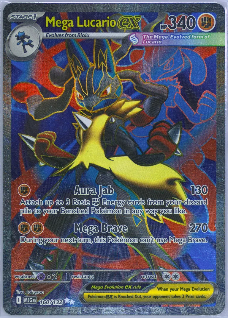 Mega Lucario ex card photo