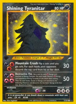 Shining Tyranitar #113