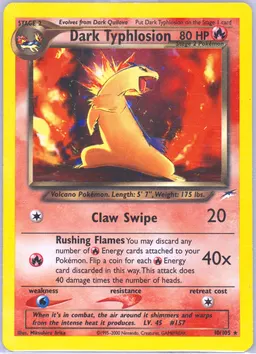 Dark Typhlosion card photo