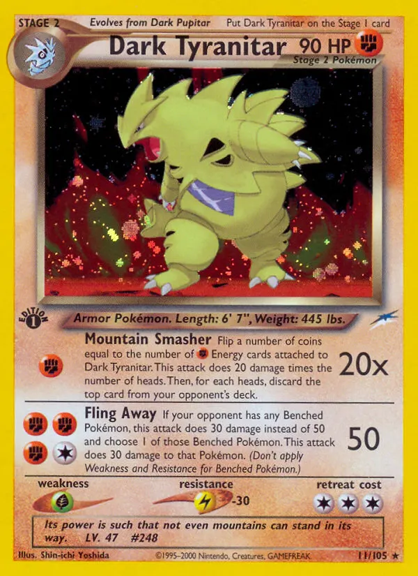 Dark Tyranitar card photo