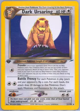 Dark Ursaring card photo