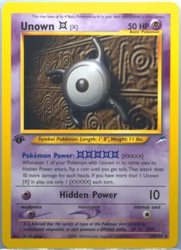 Unown [X] #30