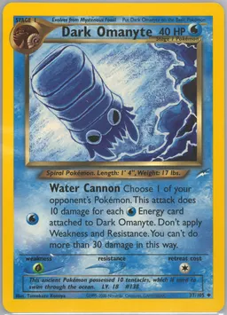 Dark Omanyte card photo