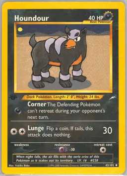 Houndour card photo