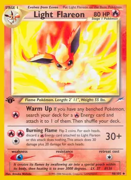 Light Flareon card photo