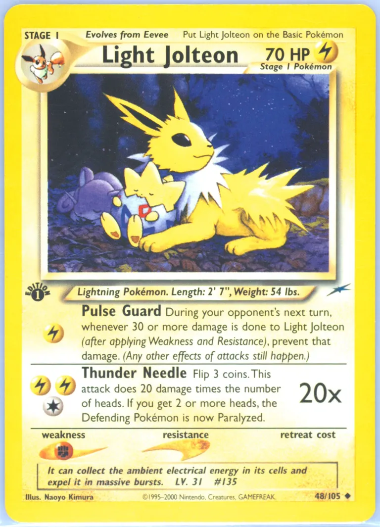 Light Jolteon card photo